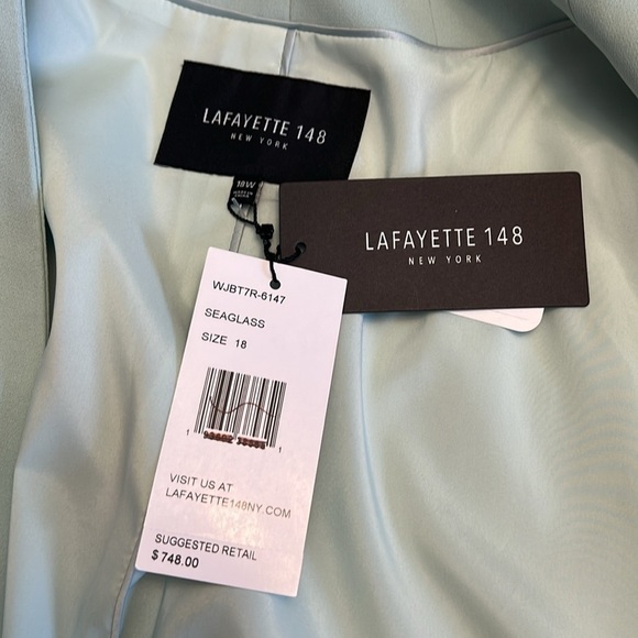 NEW Lafayette 148 New York Luther Open Front Blazer in Chablis Size 18 - Picture 8 of 10